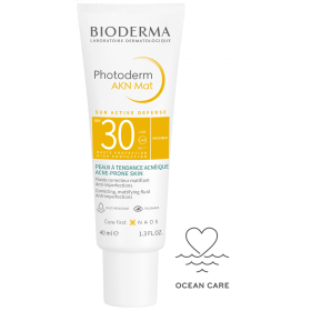 BIODERMA PHOTODERM AKN MAT SPF 30 FLUID KORYGUJĄCY MATUJĄCY PRZECIW NIEDOSKONAŁOŚCIĄ 40ML